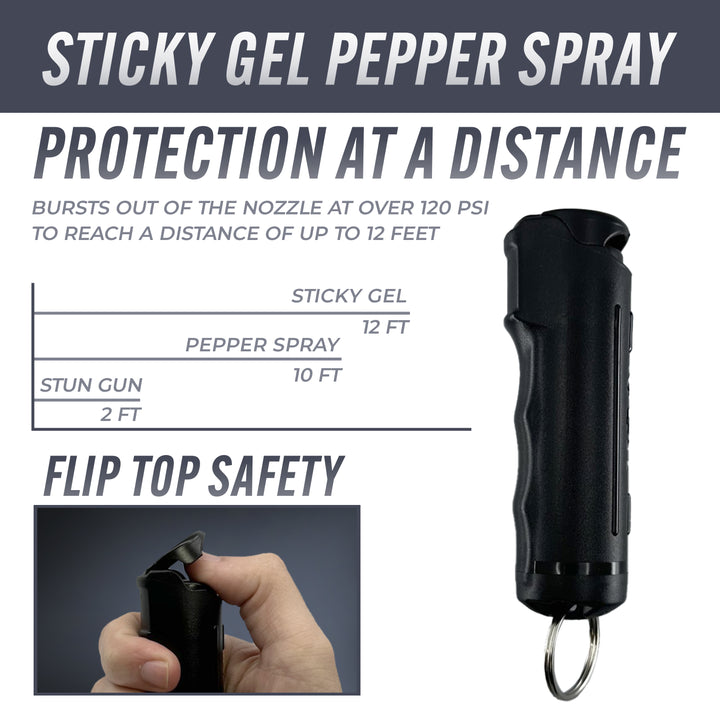 Streetwise Sticky Gel Pepper Spray – Streetwise Security Products
